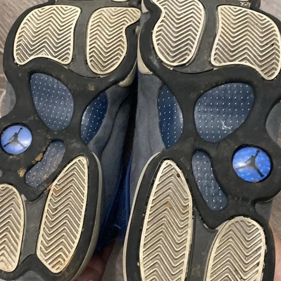 Jordan sneakers Used condition size Men 8 blue and white - Picture 5 of 5